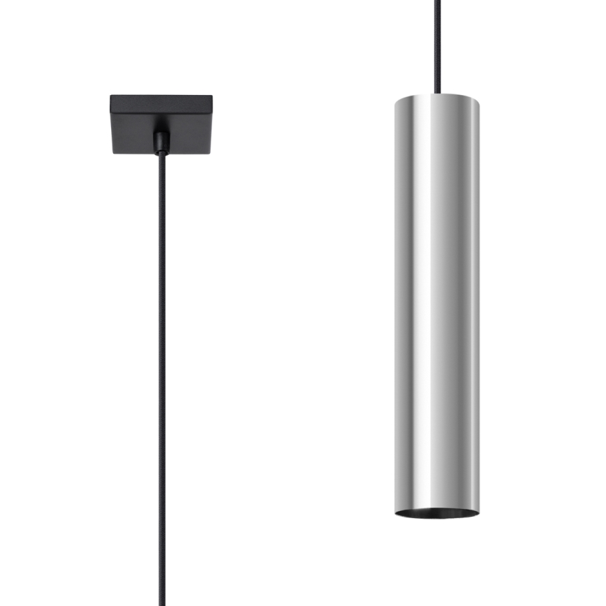 Κρεμαστό φωτιστικό οροφής LAGOS 1xGU10/10W/230V γυαλιστερό χρώμιο