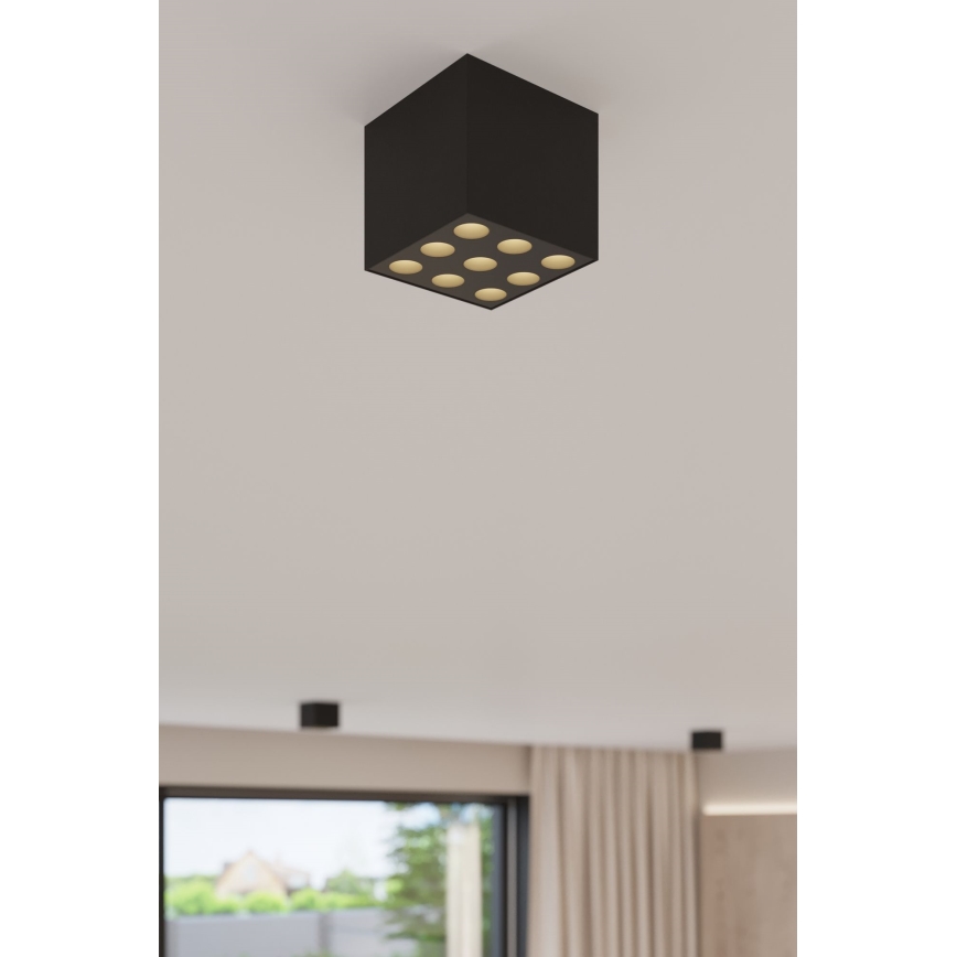 LED Σποτ OZZY LED/16W/230V μαύρο