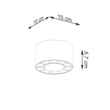 LED Σποτ DIO LED/10W/230V λευκό