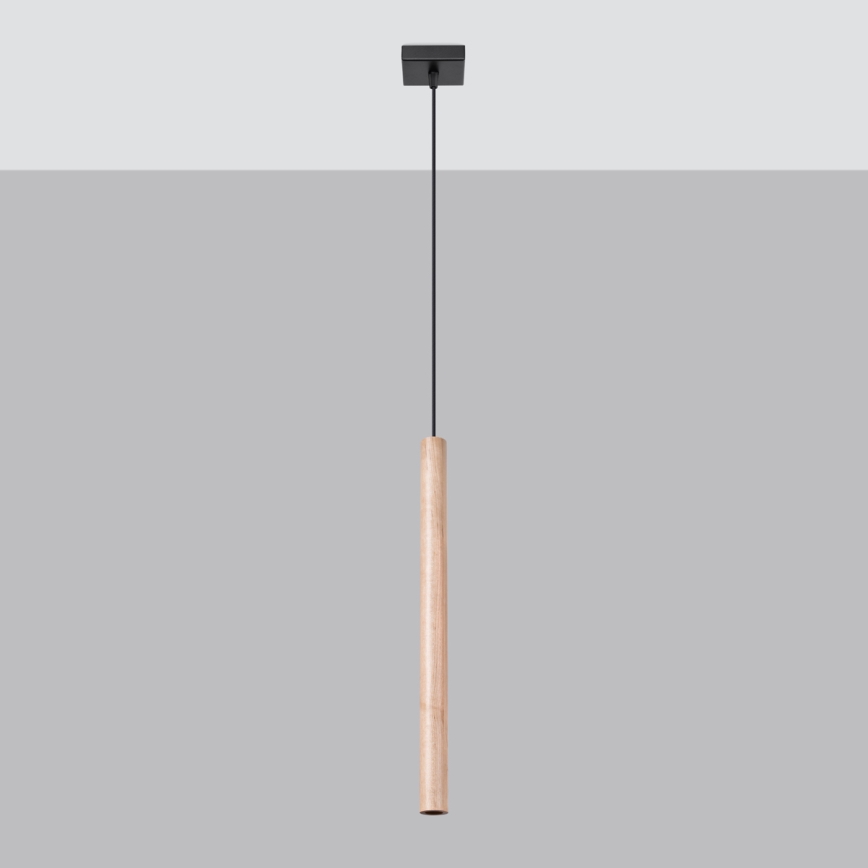 Κρεμαστό φωτιστικό οροφής PASTELO 1xG9/8W/230V οξιά