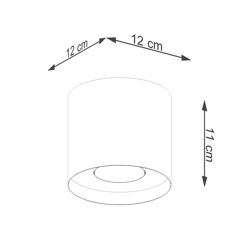 Φωτιστικό σποτ MIKA 1xGU10/10W/230V χρυσαφί