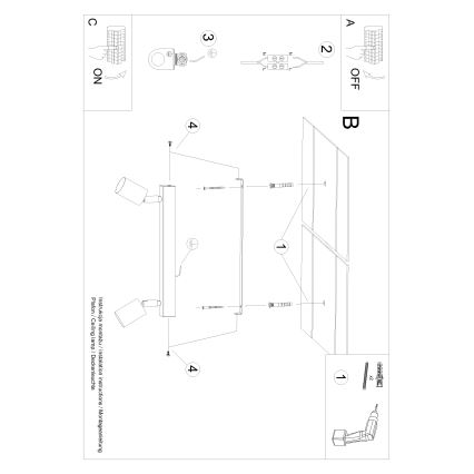 Φωτιστικό σποτ VERDO 2xGU10/10W/230V μαύρο/οξιά