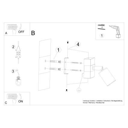 Φωτιστικό σποτ ZUCA 1xE27/15W/230V μαύρο/δρυς