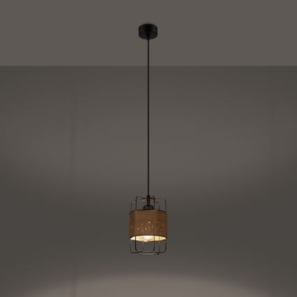Πολύφωτο με συρματόσχοινο GIZUR 1xE27/15W/230V