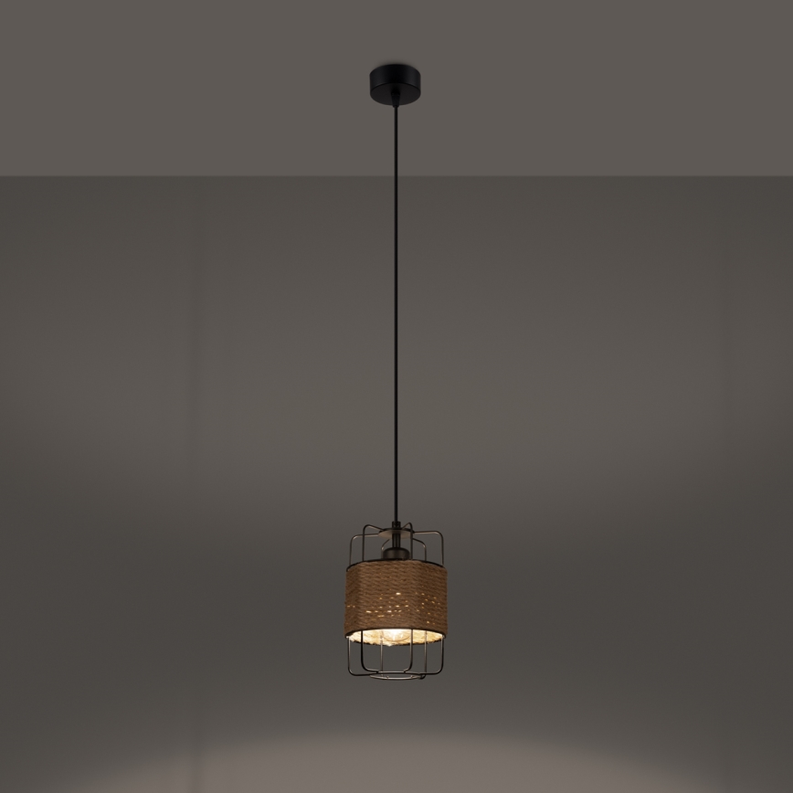 Πολύφωτο με συρματόσχοινο GIZUR 1xE27/15W/230V
