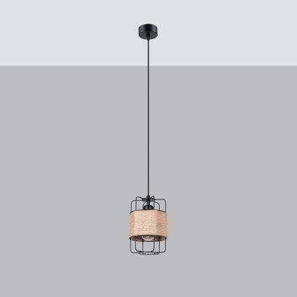 Πολύφωτο με συρματόσχοινο GIZUR 1xE27/15W/230V