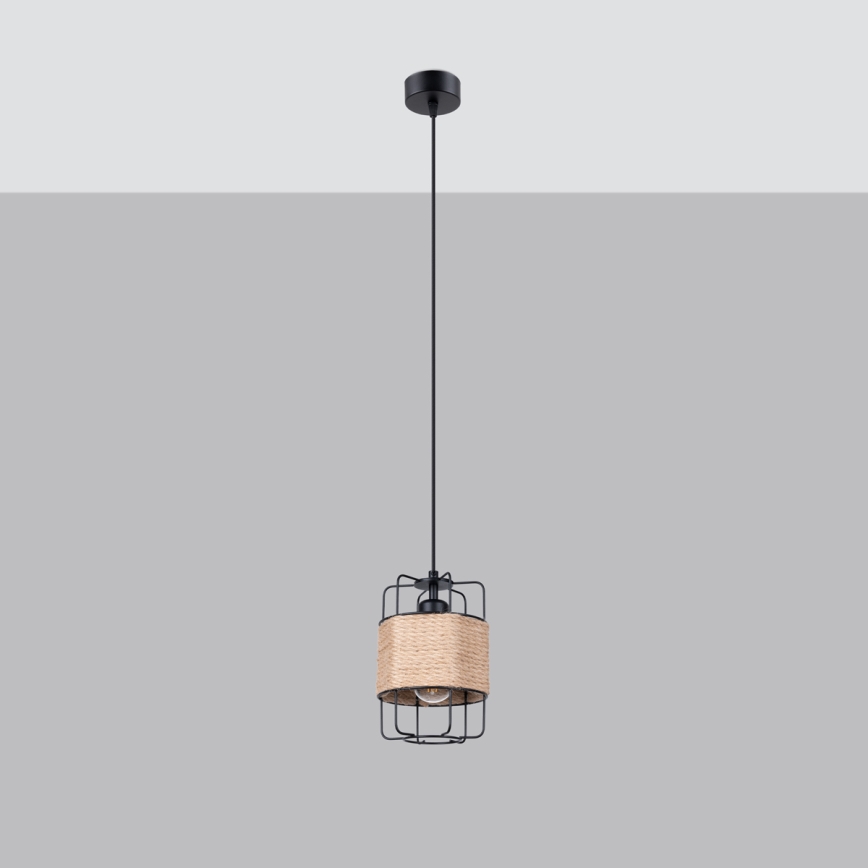 Πολύφωτο με συρματόσχοινο GIZUR 1xE27/15W/230V