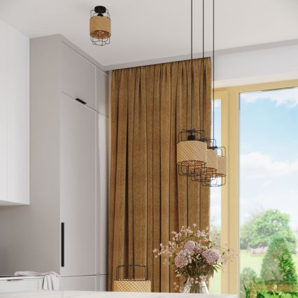 Πολύφωτο με συρματόσχοινο GIZUR 1xE27/15W/230V