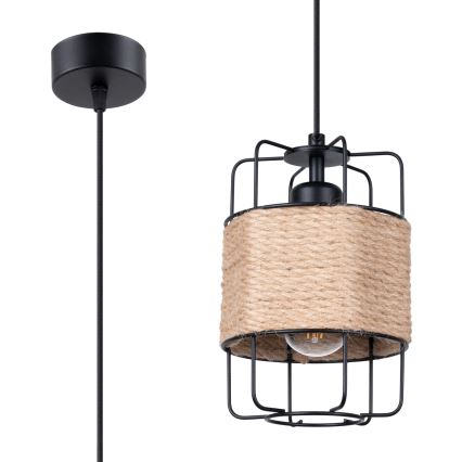 Πολύφωτο με συρματόσχοινο GIZUR 1xE27/15W/230V