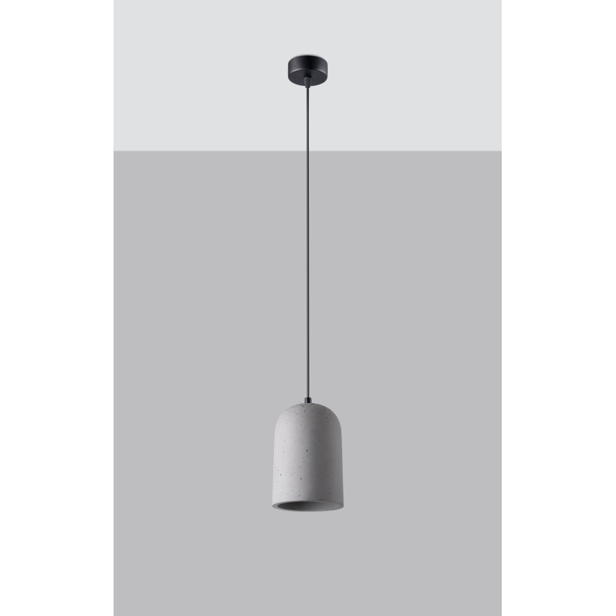 Πολύφωτο με συρματόσχοινο NIMIS 1xE27/15W/230V τσιμέντο