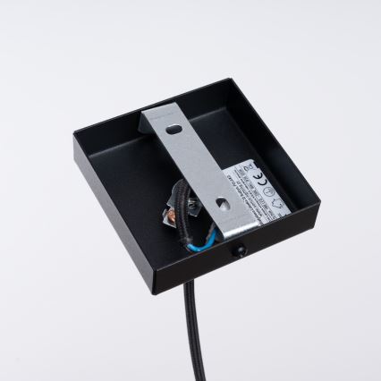 Πολύφωτο με συρματόσχοινο ARIES 1xE27/15W/230V οξιά/μπεζ