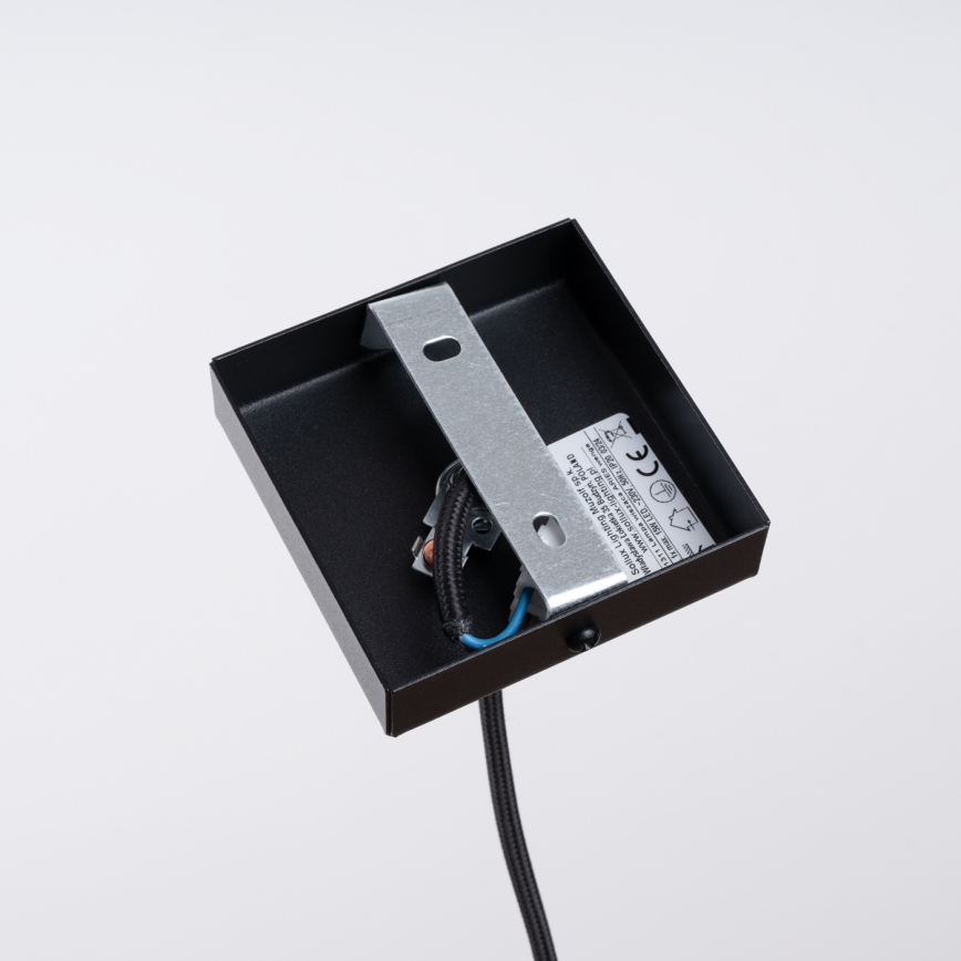 Πολύφωτο με συρματόσχοινο ARIES 1xE27/15W/230V οξιά/βέγκε