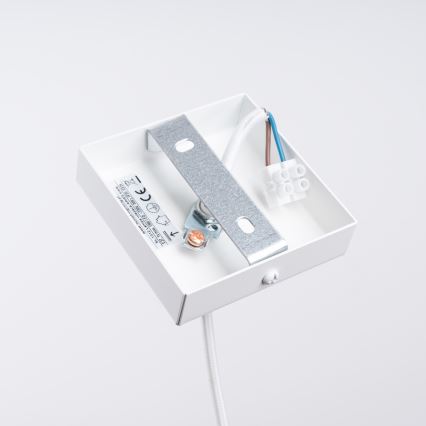 Πολύφωτο με συρματόσχοινο ARIES 1xE27/15W/230V οξιά/λευκό