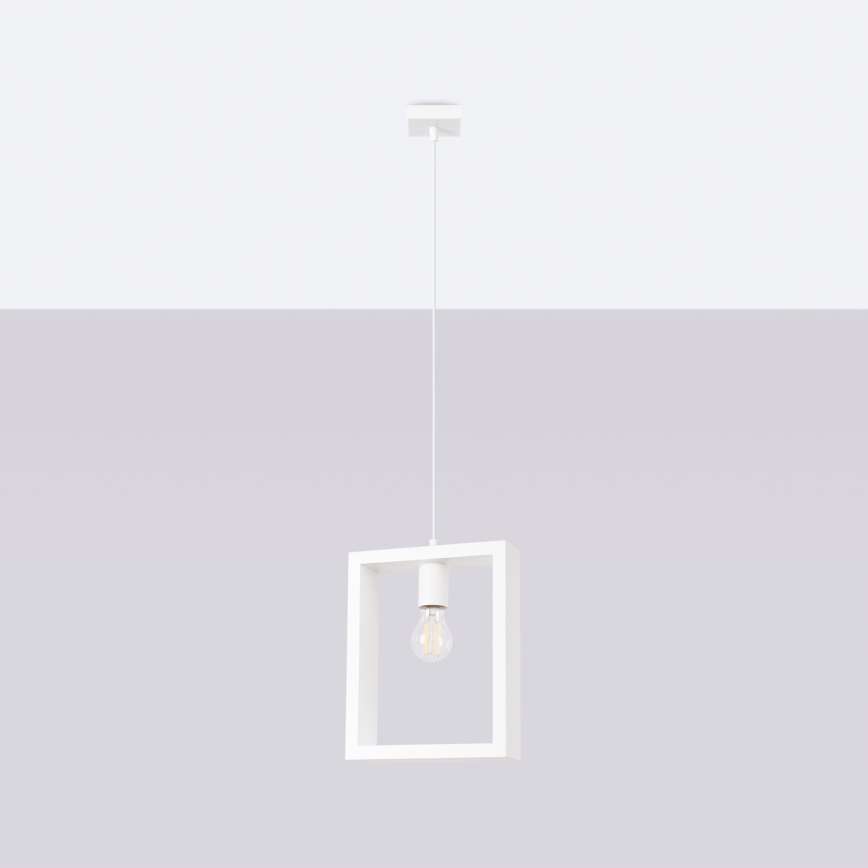Πολύφωτο με συρματόσχοινο ARIES 1xE27/15W/230V οξιά/λευκό