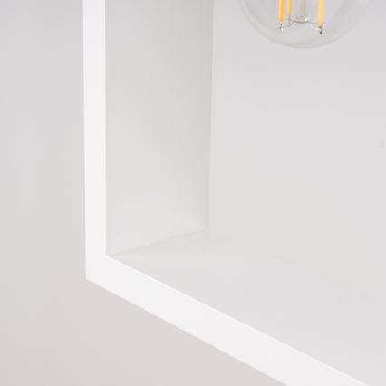 Πολύφωτο με συρματόσχοινο ARIES 1xE27/15W/230V οξιά/λευκό