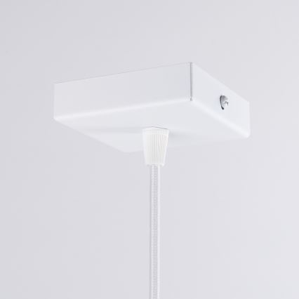 Πολύφωτο με συρματόσχοινο ARIES 1xE27/15W/230V οξιά/λευκό