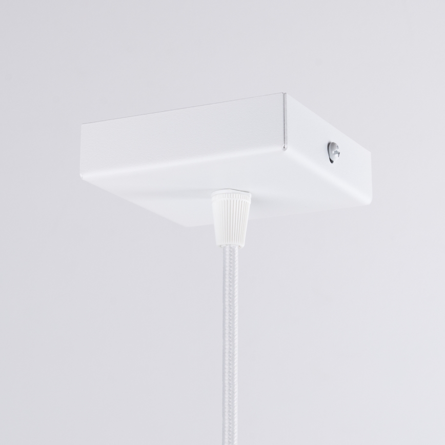 Πολύφωτο με συρματόσχοινο ARIES 1xE27/15W/230V οξιά/λευκό