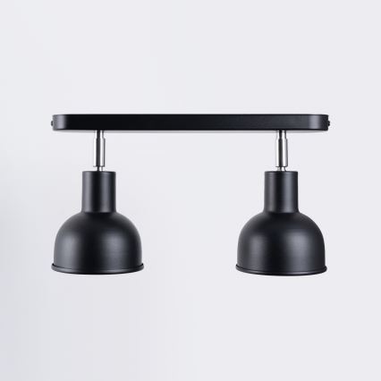 Φωτιστικό σποτ ELBA 2xE27/15W/230V μαύρο