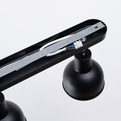 Φωτιστικό σποτ ELBA 2xE27/15W/230V μαύρο