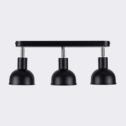 Φωτιστικό σποτ ELBA 3xE27/15W/230V μαύρο