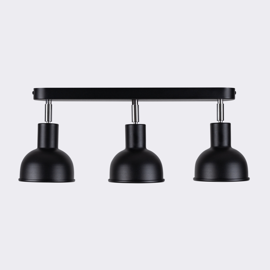 Φωτιστικό σποτ ELBA 3xE27/15W/230V μαύρο