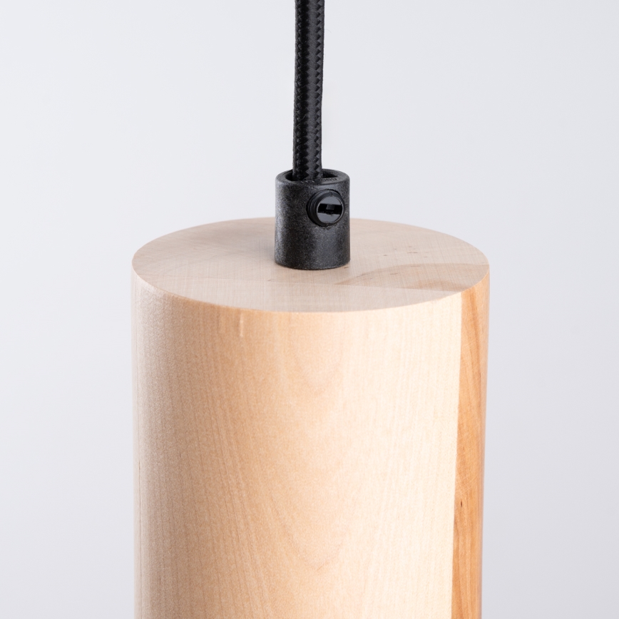 Πολύφωτο με συρματόσχοινο FANO 1xE27/15W/230V διάμετρος 34 cm μαύρο