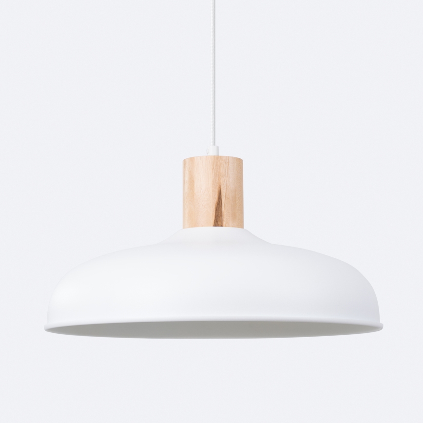 Πολύφωτο με συρματόσχοινο INDY 1xE27/15W/230V διάμετρος 38 cm λευκό