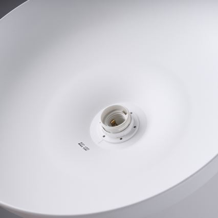 Πολύφωτο με συρματόσχοινο INDY 1xE27/15W/230V διάμετρος 38 cm λευκό