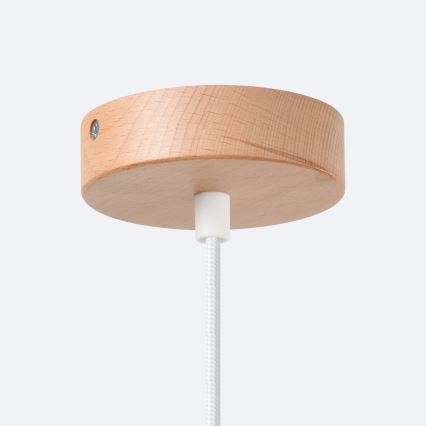 Πολύφωτο με συρματόσχοινο INDY 1xE27/15W/230V διάμετρος 38 cm λευκό
