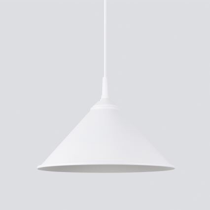 Πολύφωτο με συρματόσχοινο ZUMA 1xE27/15W/230V διάμετρος 30 cm λευκό