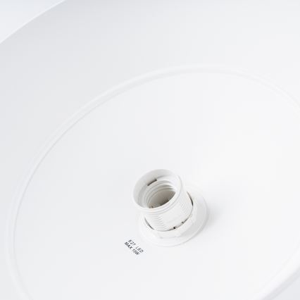 Πολύφωτο με συρματόσχοινο FRIKA 1xE27/15W/230V διάμετρος 34 cm λευκό