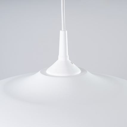 Πολύφωτο με συρματόσχοινο GINA 1xE27/15W/230V διάμετρος 38 cm λευκό