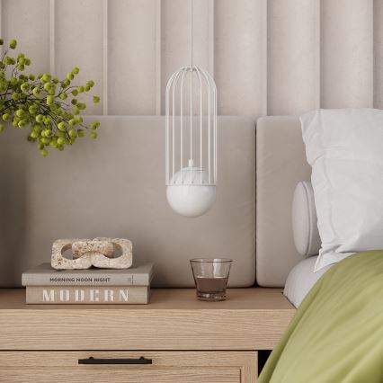 Κρεμαστό φωτιστικό οροφής BRINA 1xG9/8W/230V λευκό