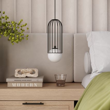 Κρεμαστό φωτιστικό οροφής BRINA 1xG9/8W/230V μαύρο
