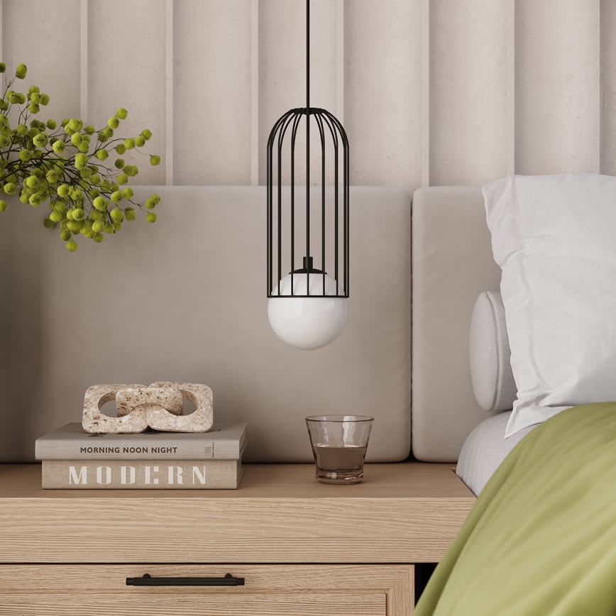 Κρεμαστό φωτιστικό οροφής BRINA 1xG9/8W/230V μαύρο