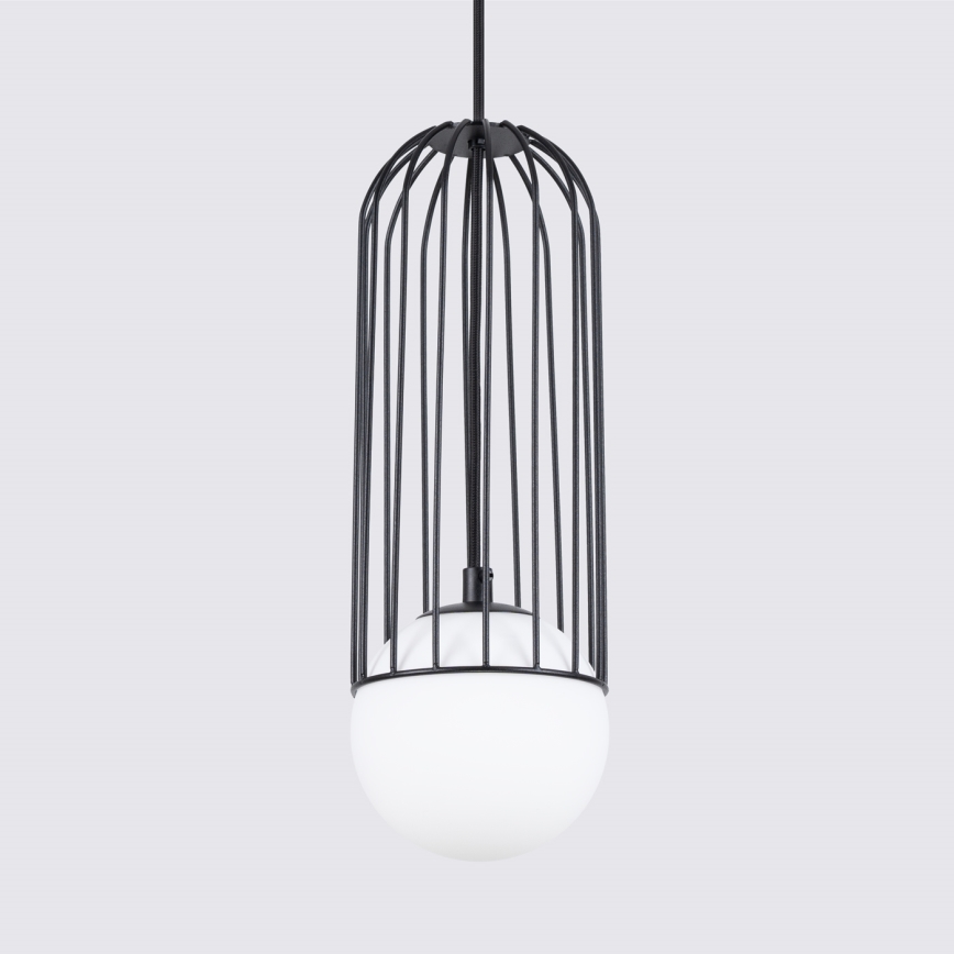Κρεμαστό φωτιστικό οροφής BRINA 1xG9/8W/230V μαύρο