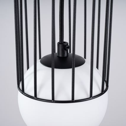 Κρεμαστό φωτιστικό οροφής BRINA 1xG9/8W/230V μαύρο