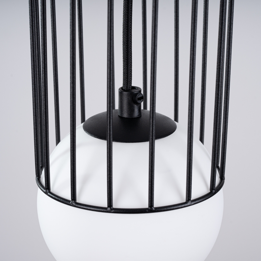 Κρεμαστό φωτιστικό οροφής BRINA 1xG9/8W/230V μαύρο