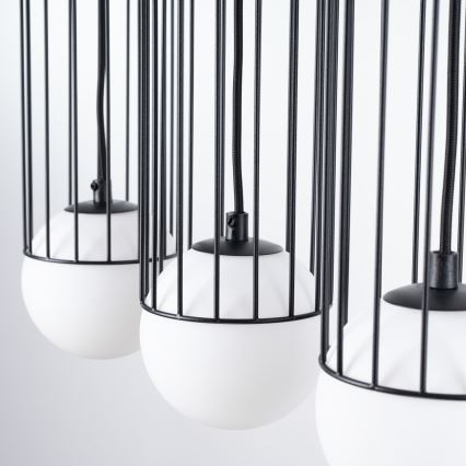 Κρεμαστό φωτιστικό οροφής BRINA 3xG9/8W/230V μαύρο