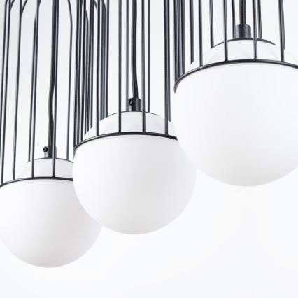 Κρεμαστό φωτιστικό οροφής BRINA 3xG9/8W/230V μαύρο
