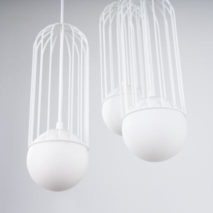 Κρεμαστό φωτιστικό οροφής BRINA 3xG9/8W/230V λευκό