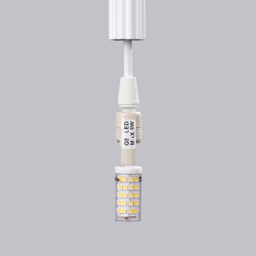 Κρεμαστό φωτιστικό οροφής ARCHE 1xG9/8W/230V λευκό