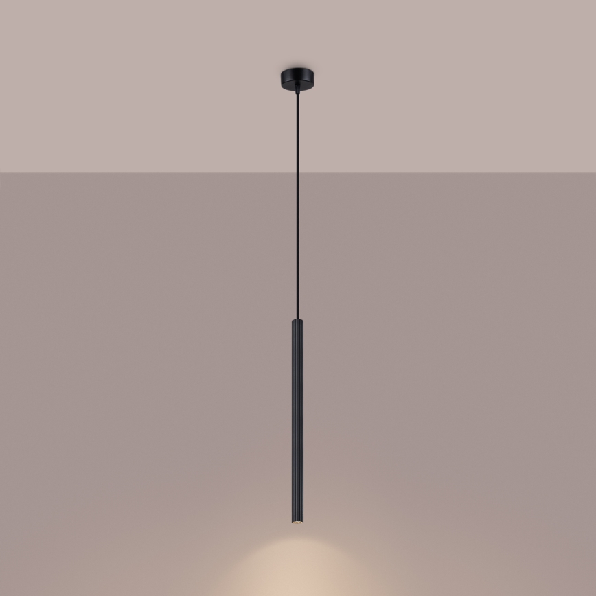 Κρεμαστό φωτιστικό οροφής ARCHE 1xG9/8W/230V μαύρο