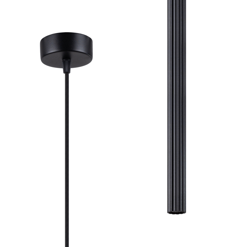 Κρεμαστό φωτιστικό οροφής ARCHE 1xG9/8W/230V μαύρο