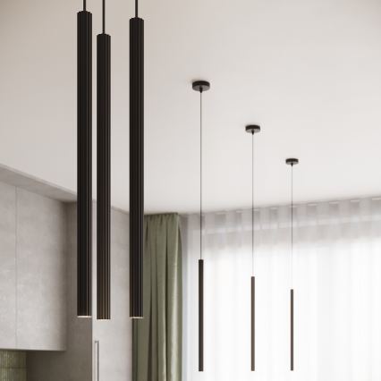 Κρεμαστό φωτιστικό οροφής ARCHE 1xG9/8W/230V μαύρο