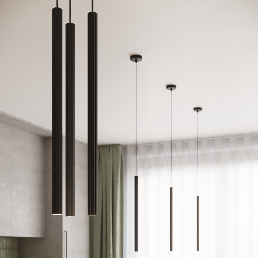 Κρεμαστό φωτιστικό οροφής ARCHE 1xG9/8W/230V μαύρο
