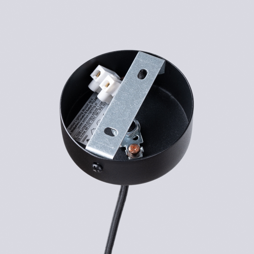Κρεμαστό φωτιστικό οροφής ARCHE 1xG9/8W/230V μαύρο