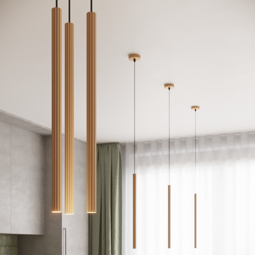Κρεμαστό φωτιστικό οροφής ARCHE 1xG9/8W/230V χρυσαφί