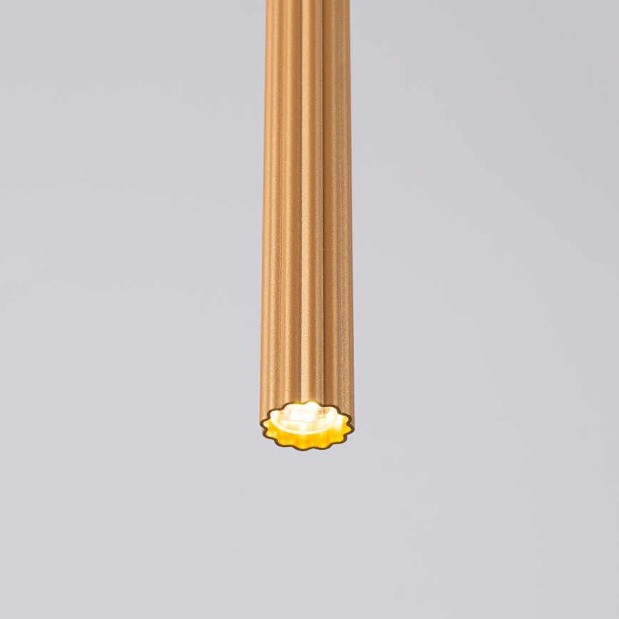 Κρεμαστό φωτιστικό οροφής ARCHE 1xG9/8W/230V χρυσαφί