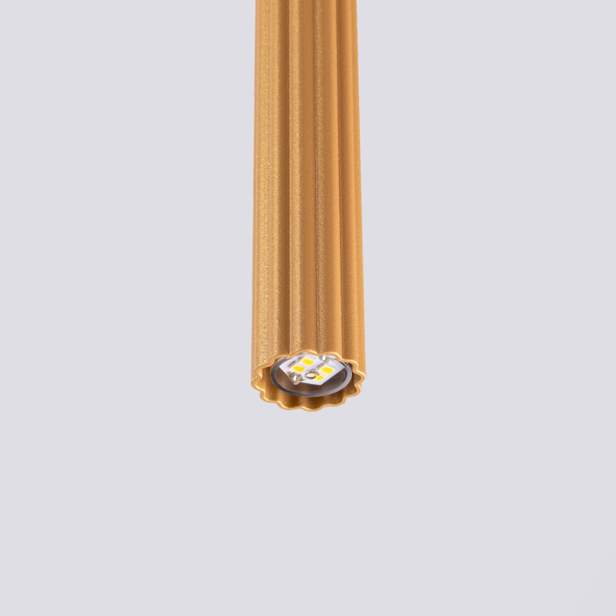 Κρεμαστό φωτιστικό οροφής ARCHE 1xG9/8W/230V χρυσαφί